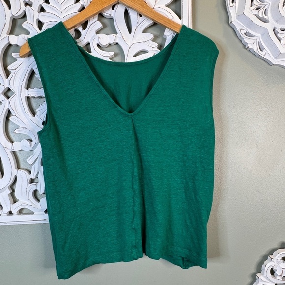 Kenneth Cole Green Tank Top Studs Zipper XL - Picture 5 of 5